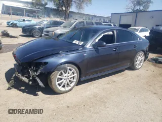 2018 Audi A6 Premium Plus with VIN WAUD8AFC8JN101256, listed as a Copart auction lot 56673244 with 0 mi miles and Salvage Title. Bid and sale history available at carsss.com. Image 1.