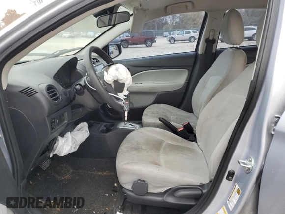 2021 Mitsubishi Mirage ES with VIN ML32FUFJ7MHF01737, listed as a Copart auction lot 82225724 with 71,327 mi miles and Salvage title. Bid and sale history available at DreamBid. Image 7.