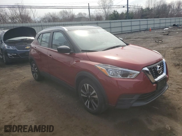 2020 Nissan Kicks SV with VIN 3N1CP5CV4LL538997, listed as a Copart auction lot 51787405 with 65,121 mi miles and Salvage Title. Bid and sale history available at carsss.com. Image 4.