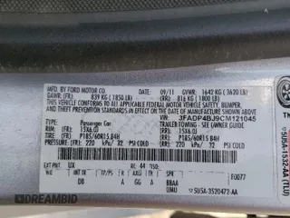 2012 Ford Fiesta SE with VIN 3FADP4BJ9CM121045, listed as a Copart auction lot 47297575 with 83,785 mi miles and Salvage Title. Bid and sale history available at DreamBid. Image 13.