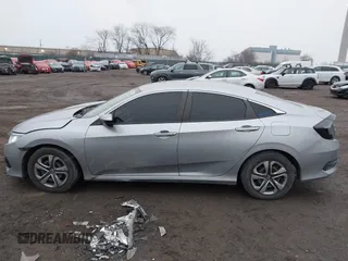 2018 Honda Civic LX with VIN 2HGFC2F56JH585343, listed as a IAAI auction lot 41558691 with 123,838 mi miles. Bid and sale history available at carsss.com. Image 15.