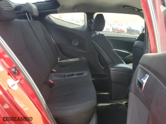 2016 Hyundai Veloster with VIN KMHTC6AD0GU254993, listed as a Copart auction lot 50057975 with 115,263 mi miles and Salvage Title. Bid and sale history available at carsss.com. Image 10.