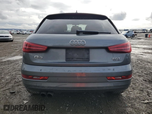 2016 Audi Q3 Premium Plus with VIN WA1EFCFS6GR012247, listed as a Copart auction lot 51209635 with 132,507 mi miles and Salvage Title. Bid and sale history available at carsss.com. Image 6.