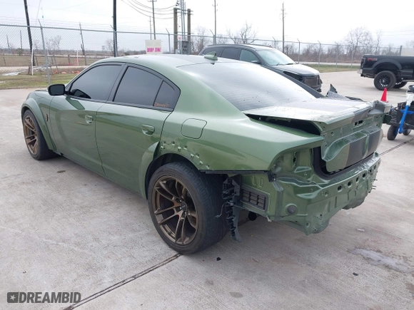 2021 Dodge Charger SRT Hellcat Widebody with VIN 2C3CDXL97MH669182, listed as a IAAI auction lot 41635457 with 38,211 mi miles. Bid and sale history available at carsss.com. Image 3.