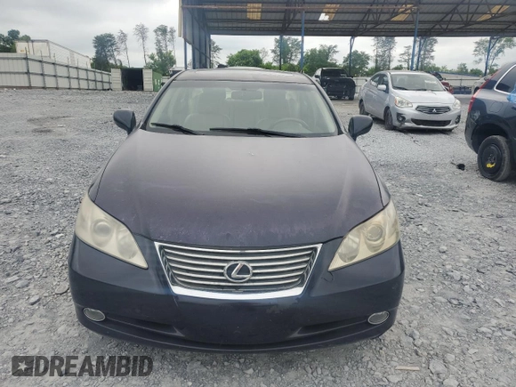 2007 Lexus ES 350 with VIN JTHBJ46G972133791, listed as a Copart auction lot 54972925 with 124,334 mi miles and Clean Title. Bid and sale history available at carsss.com. Image 5.