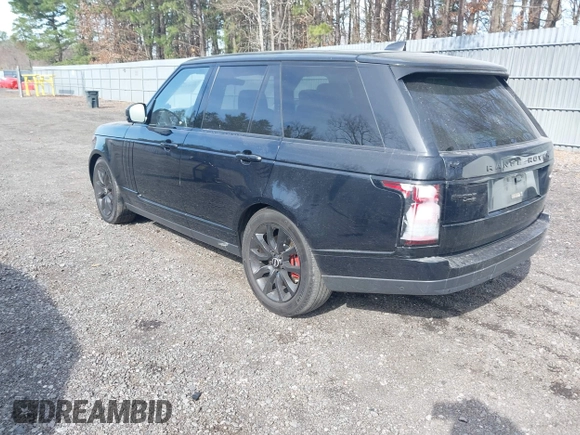 2017 Land Rover Range Rover HSE z VIN SALGS2FVXHA343999, wystawiony jako IAAI lot #41921246 z przebiegiem 125 128 mil mil oraz . Historia ofert i sprzedaży dostępna na DreamBid. Obrazek 3.