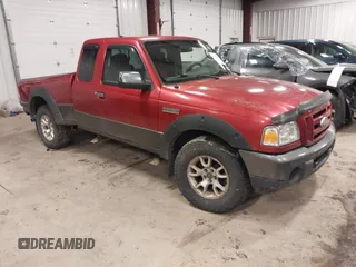 2009 Ford Ranger XLT with VIN 1FTZR45E49PA11760, listed as a IAAI auction lot 41694586 with 56,863 mi miles. Bid and sale history available at carsss.com. Image 1.