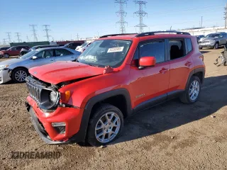 2019 Jeep Renegade Latitude z VIN ZACNJBBB4KPK30390, wystawiony jako Copart lot #50330985 z przebiegiem Nie podano mil oraz Szkoda całkowita • Salvage title. Historia ofert i sprzedaży dostępna na DreamBid. Obrazek 1.