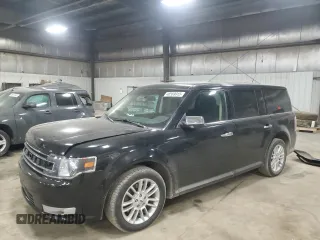 2014 Ford Flex SEL with VIN 2FMHK6C8XEBD08571, listed as a Copart auction lot 48569915 with 198,318 mi miles and Salvage Title. Bid and sale history available at carsss.com. Image 1.