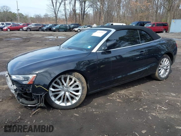 2013 Audi A5 Premium Plus with VIN WAULFAFH8DN015687, listed as a IAAI auction lot 41912597 with 114,218 mi miles. Bid and sale history available at carsss.com. Image 20.