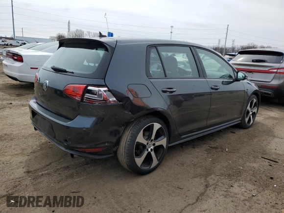 2015 Volkswagen Golf GTI SE with VIN 3VW5T7AU5FM066330, listed as a Copart auction lot 51800525 with 53,175 mi miles and Clean Title. Bid and sale history available at carsss.com. Image 3.
