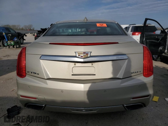 2015 Cadillac CTS AWD with VIN 1G6AW5SX1F0136854, listed as a Copart auction lot 52522065 with Not provided miles and Salvage title. Bid and sale history available at DreamBid. Image 6.