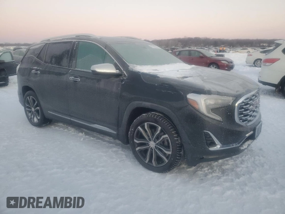 2019 GMC Terrain Denali with VIN 3GKALSEX5KL118360, listed as a Copart auction lot 87846635 with 135,068 mi miles and Salvage Title. Bid and sale history available at DreamBid. Image 4.