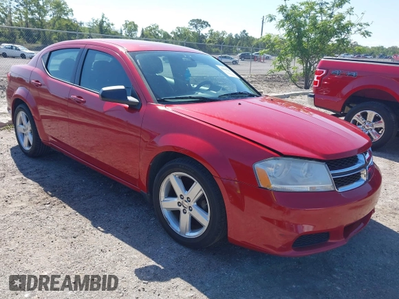 2013 Dodge Avenger SE with VIN 1C3CDZAB6DN626235, listed as a IAAI auction lot 42009562 with 160,910 mi miles and . Bid and sale history available at DreamBid. Image 1.
