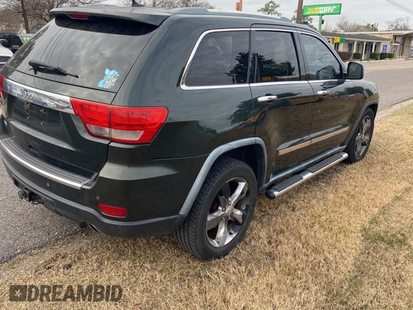 2011 Jeep Grand Cherokee Overland with VIN 1J4RS6GT1BC612496, listed as a Copart auction lot 44243295 with 170,850 mi miles and Clean Title. Bid and sale history available at DreamBid. Image 4.