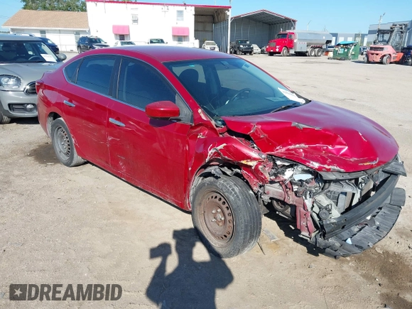 2014 Nissan Sentra S with VIN 3N1AB7AP1EL675968, listed as a IAAI auction lot 42026082 with 188,100 mi miles and . Bid and sale history available at DreamBid. Image 1.