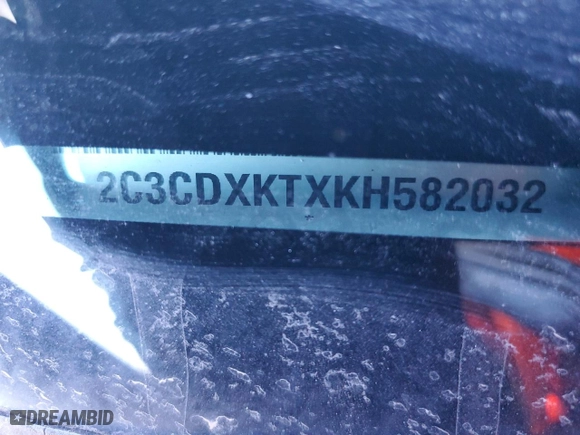 2019 Dodge Charger Police with VIN 2C3CDXKTXKH582032, listed as a Copart auction lot 49369095 with 43,096 mi miles and Salvage Title. Bid and sale history available at carsss.com. Image 13.