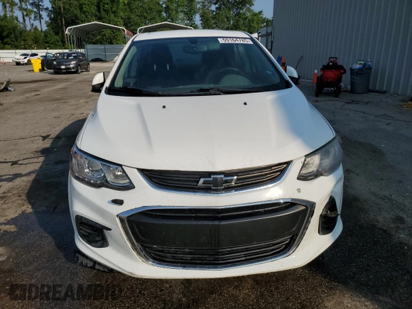 2018 Chevrolet Sonic LT with VIN 1G1JD5SH3J4132357, listed as a Copart auction lot 59164785 with 207,625 mi miles and Salvage title. Bid and sale history available at DreamBid. Image 5.
