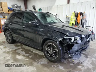 2021 Mercedes-Benz GLE 350 with VIN 4JGFB4KB6MA535372, listed as a Copart auction lot 64270015 with 63,648 mi miles and Salvage title. Bid and sale history available at DreamBid. Image 4.