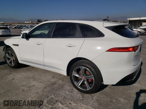 2020 Jaguar F-Pace S with VIN SADCM2FV5LA640658, listed as a Copart auction lot 78201744 with 51,188 mi miles and Salvage title. Bid and sale history available at DreamBid. Image 2.