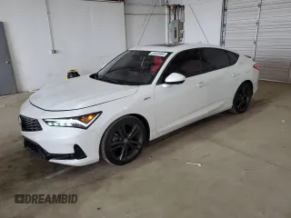 2023 Acura Integra w/A-Spec Package with VIN 19UDE4H39PA015899, listed as a Copart auction lot 53453455 with 53,531 mi miles and Salvage title. Bid and sale history available at DreamBid. Image 1.