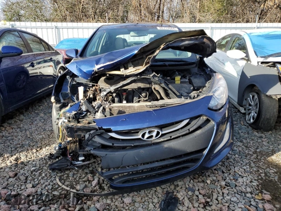 2013 Hyundai Elantra GT with VIN KMHD35LE7DU040910, listed as a Copart auction lot 80772684 with 215,931 mi miles and Salvage Title. Bid and sale history available at carsss.com. Image 5.