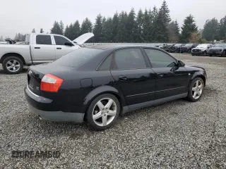 2002 Audi A4 1.8T with VIN WAULC68E52A287563, listed as a Copart auction lot 82359464 with 97,927 mi miles and Salvage Title. Bid and sale history available at carsss.com. Image 3.
