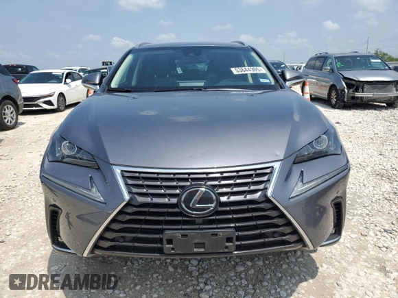 2019 Lexus NX 300 with VIN JTJBARBZ1K2183192, listed as a Copart auction lot 53644305 with 43,832 mi miles and Salvage Title. Bid and sale history available at DreamBid. Image 5.