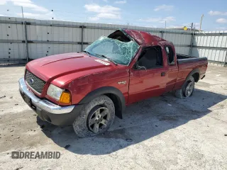 2002 Ford Ranger XL Fleet with VIN 1FTZR45E72TA42627, listed as a Copart auction lot 50550395 with 155,258 mi miles and Salvage Title. Bid and sale history available at carsss.com. Image 1.