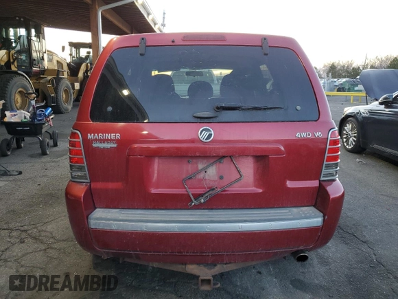 2005 Mercury Mariner Luxury z VIN 4M2YU571X5DJ08168, wystawiony jako Copart lot #49494595 z przebiegiem 116 072 mil mil oraz Szkoda całkowita • Salvage title. Historia ofert i sprzedaży dostępna na DreamBid. Obrazek 6.