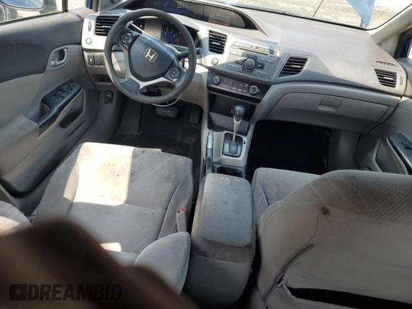 2012 Honda Civic LX с VIN 2HGFB2F51CH515058, выставлен на аукционе Copart как лот 60691465 с пробегом 6 009 миль миль и Чистый • Clean title. История ставок и продаж доступна на DreamBid. Изображение 8.