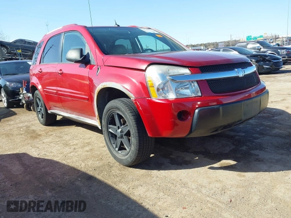 2005 Chevrolet Equinox LT with VIN 2CNDL73F156203779, listed as a IAAI auction lot 41765059 with 207,951 mi miles. Bid and sale history available at carsss.com. Image 1.