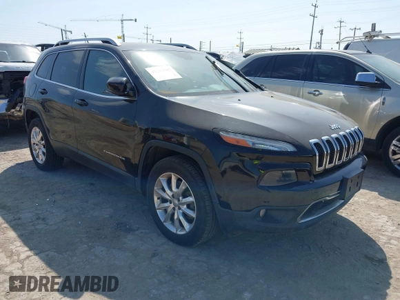 2014 Jeep Cherokee Limited with VIN 1C4PJMDS5EW242544, listed as a IAAI auction lot 42213907 with 114,515 mi miles and . Bid and sale history available at DreamBid. Image 1.