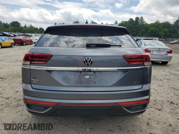 2020 Volkswagen Atlas SE with VIN 1V26C2CA7LC203051, listed as a Copart auction lot 62683655 with 57,454 mi miles and Non repairable. Bid and sale history available at DreamBid. Image 6.