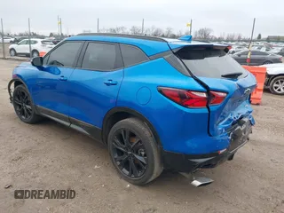 2021 Chevrolet Blazer RS with VIN 3GNKBKRS2MS517518, listed as a IAAI auction lot 42016670 with 68,429 mi miles and . Bid and sale history available at DreamBid. Image 3.