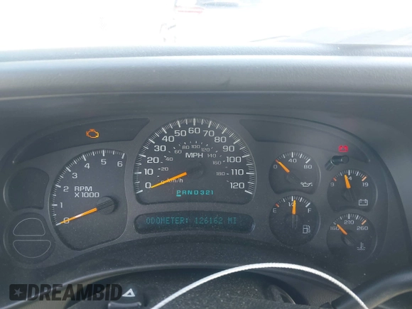 2004 Chevrolet Tahoe LS with VIN 1GNEC13V04R178784, listed as a IAAI auction lot 42013755 with 126,162 mi miles. Bid and sale history available at carsss.com. Image 7.