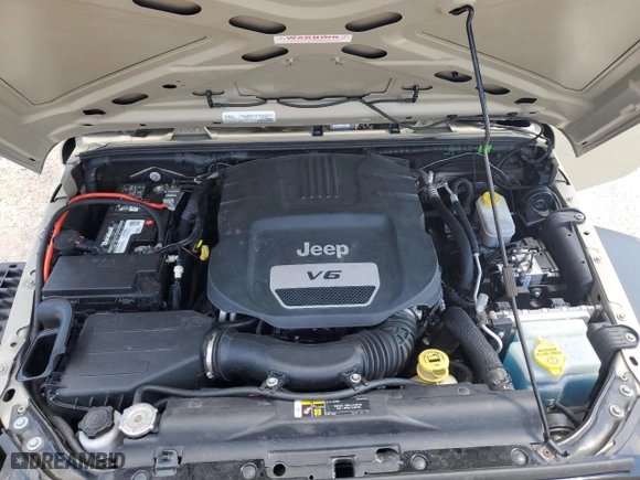 2018 Jeep Wrangler JK Unlimited Sport S with VIN 1C4BJWDG9JL911735, listed as a Copart auction lot 55665864 with 106,176 mi miles and Salvage Title. Bid and sale history available at carsss.com. Image 12.