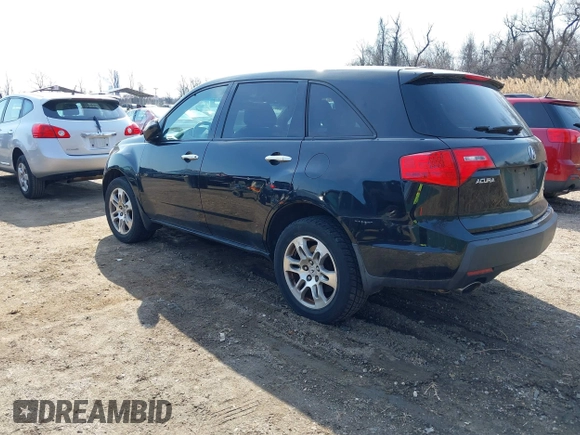 2009 Acura MDX Tech/Entertainment Pkg with VIN 2HNYD28439H505611, listed as a IAAI auction lot 41724195 with 181,282 mi miles. Bid and sale history available at carsss.com. Image 3.