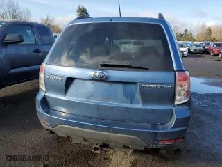 2009 Subaru Forester (Natl) X w/Premium Pkg with VIN JF2SH63659H732077, listed as a Copart auction lot 44752055 with 117,592 mi miles and Salvage Title. Bid and sale history available at carsss.com. Image 6.