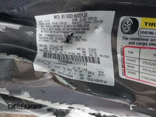 2014 Ford Mustang V6 with VIN 1ZVBP8AM1E5277123, listed as a IAAI auction lot 41917529 with 121,631 mi miles. Bid and sale history available at carsss.com. Image 9.