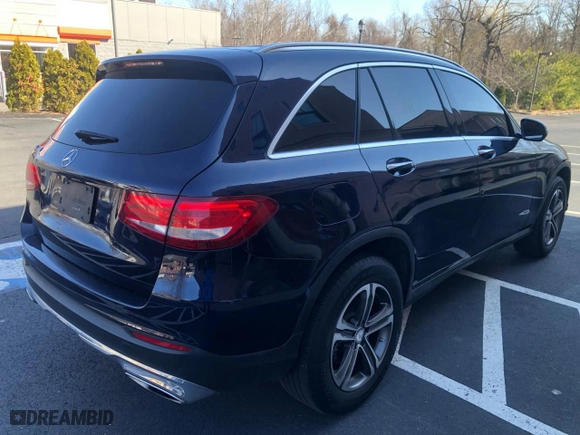 2017 Mercedes-Benz GLC with VIN WDC0G4JB0HF186516, listed as a Copart auction lot 49427955 with 44,315 mi miles and Clean Title. Bid and sale history available at carsss.com. Image 3.
