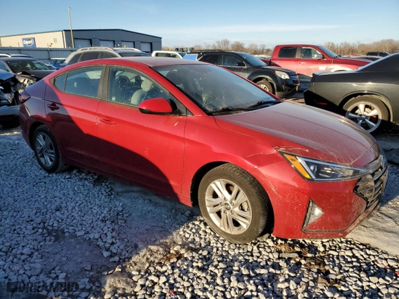 2019 Hyundai Elantra Preferred with VIN KMHD84LF1KU767946, listed as a Copart auction lot 86704364 with 68,877 mi miles and Salvage Title. Bid and sale history available at carsss.com. Image 4.