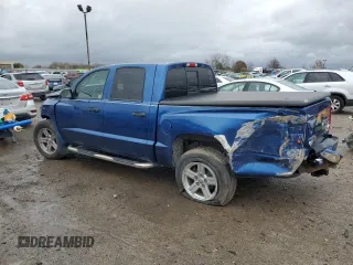 2009 Dodge Dakota SXT with VIN 1D7HE38K39S778117, listed as a Copart auction lot 80775004 with Not Provided miles and Salvage Title. Bid and sale history available at DreamBid. Image 2.