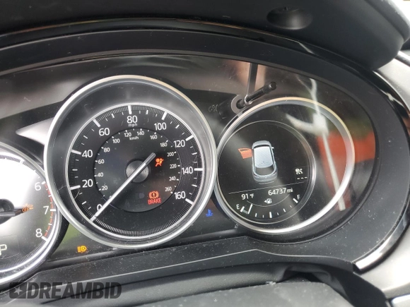 2020 Mazda CX-9 Touring with VIN JM3TCACY1L0423340, listed as a Copart auction lot 57389305 with 64,737 mi miles and Salvage title. Bid and sale history available at DreamBid. Image 9.