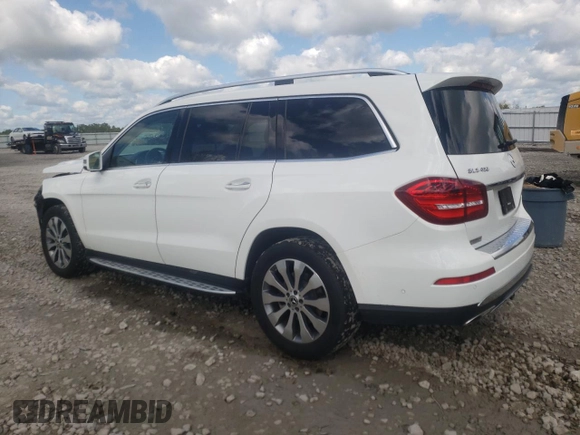 2018 Mercedes-Benz GLS with VIN 4JGDF6EE5JB116674, listed as a Copart auction lot 68156313 with 107,676 mi miles. Bid and sale history available at carsss.com. Image 2.