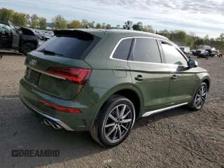 2023 Audi SQ5 Premium Plus with VIN WA1B4AFYXP2017560, listed as a Copart auction lot 72750824 with 14,447 mi miles and Salvage Title. Bid and sale history available at carsss.com. Image 3.