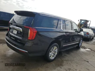 2022 GMC Yukon XL SLT with VIN 1GKS1GKDXNR353920, listed as a Copart auction lot 82441214 with 38,119 mi miles and Salvage Title. Bid and sale history available at carsss.com. Image 3.