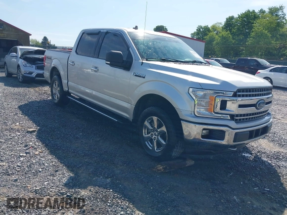 2019 Ford F-150 XL with VIN 1FTEW1EP3KFB61412, listed as a IAAI auction lot 42242393 with 117,503 mi miles and . Bid and sale history available at DreamBid. Image 1.
