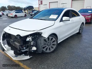 2019 Mercedes-Benz CLA with VIN WDDSJ4EB5KN753560, listed as a IAAI auction lot 41786979 with 56,528 mi miles. Bid and sale history available at carsss.com. Image 2.