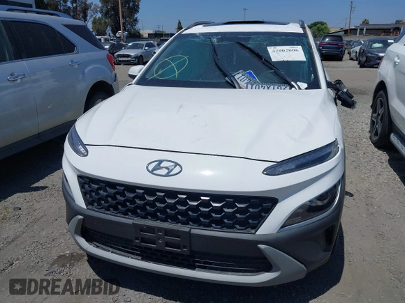 2023 Hyundai Kona SEL with VIN KM8K32AB3PU049347, listed as a IAAI auction lot 42002006 with 21,225 mi miles and . Bid and sale history available at DreamBid. Image 11.